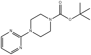 1-N-BOC-4-PYRIMIDIN-2-YL-PIPERAZINE 结构式