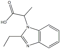 1H-Benzimidazole-1-aceticacid,2-ethyl-alpha-methyl-(9CI) 结构式