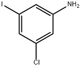 3-氯-5-碘苯胺 结构式