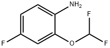 2-二氟甲氧基-4-氟苯胺 结构式