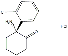 (R)-Norketamine 结构式