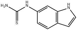 (1H-indol-6-yl)thiourea 结构式