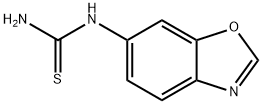 (1,3-benzoxazol-6-yl)thiourea 结构式