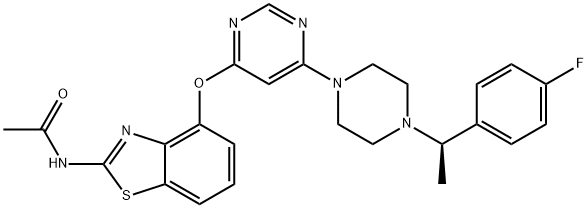 化合物 AMG-628, (R)- 结构式