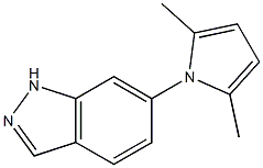 6-(2,5-dimethyl-1H-pyrrol-1-yl)-1H-indazole 结构式