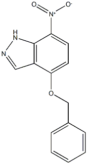 4-(benzyloxy)-7-nitro-1H-indazole 结构式