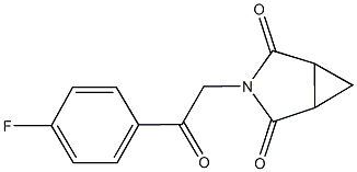 3-[2-(4-fluorophenyl)-2-oxoethyl]-3-azabicyclo[3.1.0]hexane-2,4-dione 结构式