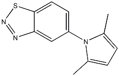 5-(2,5-dimethyl-1H-pyrrol-1-yl)-1,2,3-benzothiadiazole 结构式