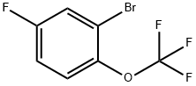 2-溴-4-氟三氟甲氧基苯 结构式