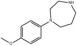 1-(4-甲氧基苯基)-1,4-二氮杂 结构式