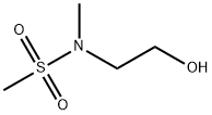 N-(2-羟乙基)-N-甲基甲磺酰胺 结构式