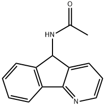 N-(5H-indeno[1,2-b]pyridin-5-yl)acetamide 结构式