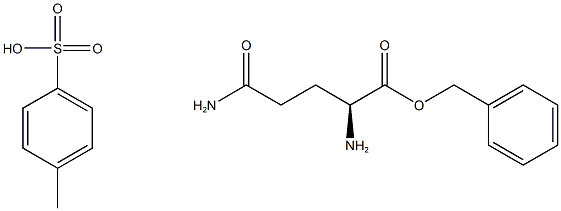 L-谷氨酰胺苄酯对甲苯磺酸盐 结构式