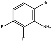 2-氨基-3,4-二氟溴苯 结构式