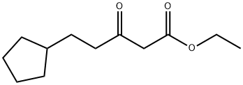 环戊戊烯酸,Β-氧代,乙酯 结构式