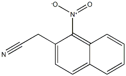 2-(1-nitronaphthalen-2-yl)acetonitrile 结构式