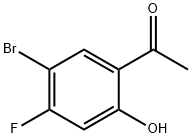 2-羟基-4-氟-5-溴苯乙酮 结构式