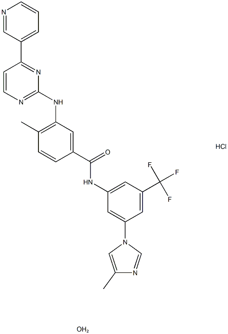 盐酸尼罗替尼一水合物 结构式
