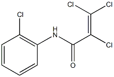 2,3,3-trichloro-N-(2-chlorophenyl)prop-2-enamide 结构式