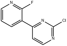 2-氯-4-(2-氟吡啶-3-基)嘧啶 结构式