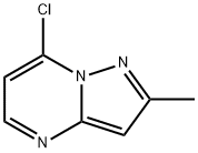7-氯-2-甲基吡唑并[1,5-A]嘧啶 结构式