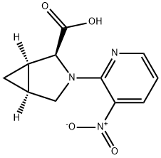 (1R,2S,5S)-3-(3-nitropyridin-2-yl)-3-azabicyclo[3.1.0]hexane-2-carboxylic acid 结构式