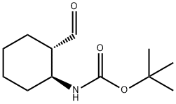 tert-butyl N-[(1S,2S)-2-formylcyclohexyl]carbamate 结构式