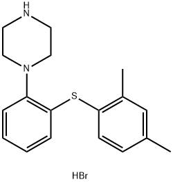 氢溴酸沃替西汀 结构式