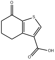 7-氧代-4,5,6,7-四氢苯并[B]噻吩-3-羧酸 结构式