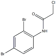 2-chloro-N-(2,4-dibromophenyl)acetamide 结构式