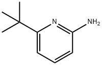 6-叔丁基-2氨基吡啶 结构式