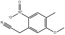 2-(5-methoxy-4-methyl-2-nitrophenyl)acetonitrile 结构式