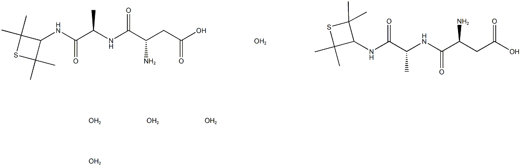 L-天门冬酰-D-丙氨酰胺 结构式