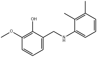 2-{[(2,3-dimethylphenyl)amino]methyl}-6-methoxyphenol 结构式