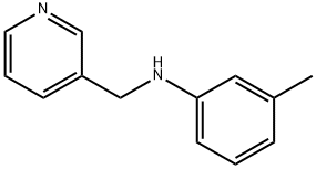 3-methyl-N-(pyridin-3-ylmethyl)aniline 结构式