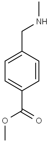 methyl 4-[(methylamino)methyl]benzoate 结构式