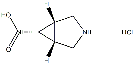 (1r,5s,6s)-3-azabicyclo[3.1.0]hexane-6-carboxylic acid hcl 结构式