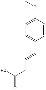 (3E)-4-(4-methoxyphenyl)but-3-enoic acid 结构式