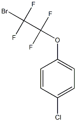 1-(2-bromo-1,1,2,2-tetrafluoroethoxy)-4-chlorobenzene 结构式