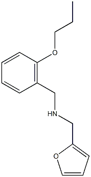 [(furan-2-yl)methyl][(2-propoxyphenyl)methyl]amine 结构式