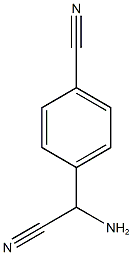 4-[amino(cyano)methyl]benzonitrile 结构式