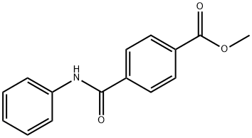 4-甲氧羰基苯甲酰苯胺 结构式