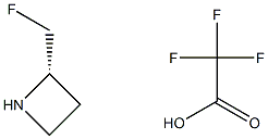 (2s)-2-(fluoromethyl)azetidine: trifluoroacetic acid 结构式