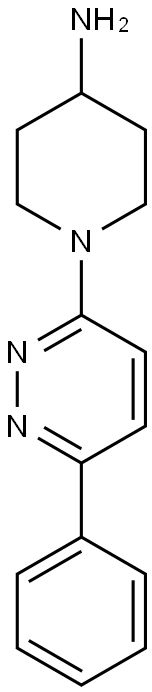 1-(6-phenylpyridazin-3-yl)piperidin-4-amine 结构式