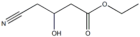 ETHYL 4-CYANO-3-HYDROXY BUTANOATE 结构式