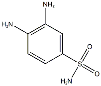 3,4-diaminobenzene-1-sulfonamide 结构式