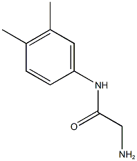 2-amino-N-(3,4-dimethylphenyl)acetamide 结构式