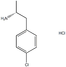 (1r)-2-(4-chlorophenyl)-1-methylethylamine hcl 结构式