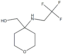 {4-[(2,2,2-trifluoroethyl)amino]tetrahydro-2H-pyran-4-yl}methanol 结构式