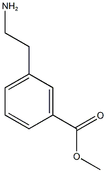 methyl 3-(2-aminoethyl)benzoate 结构式